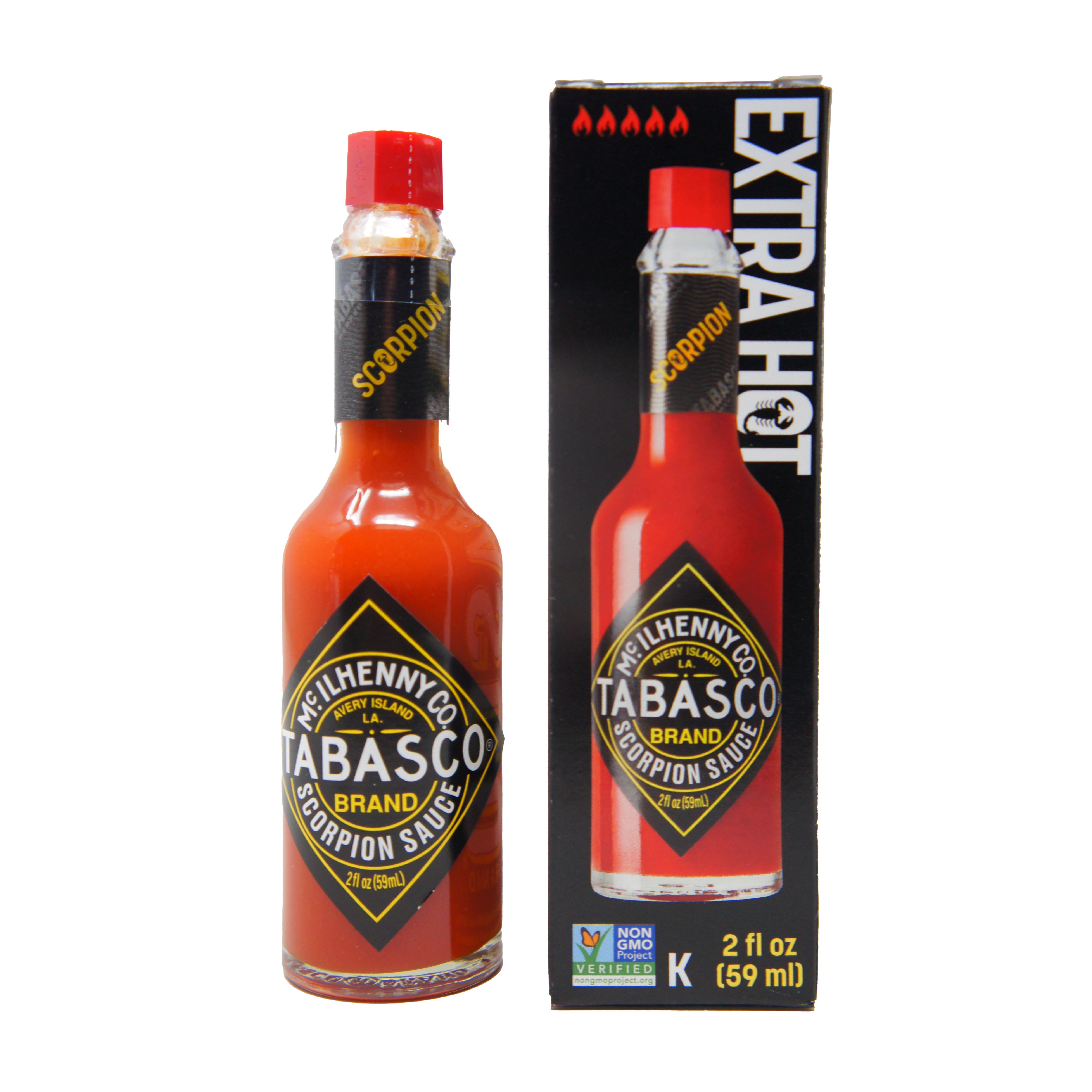 Tabasco Scorpion, Extra Hot Flavor Pepper Sauce 2 FL OZ (59mL)