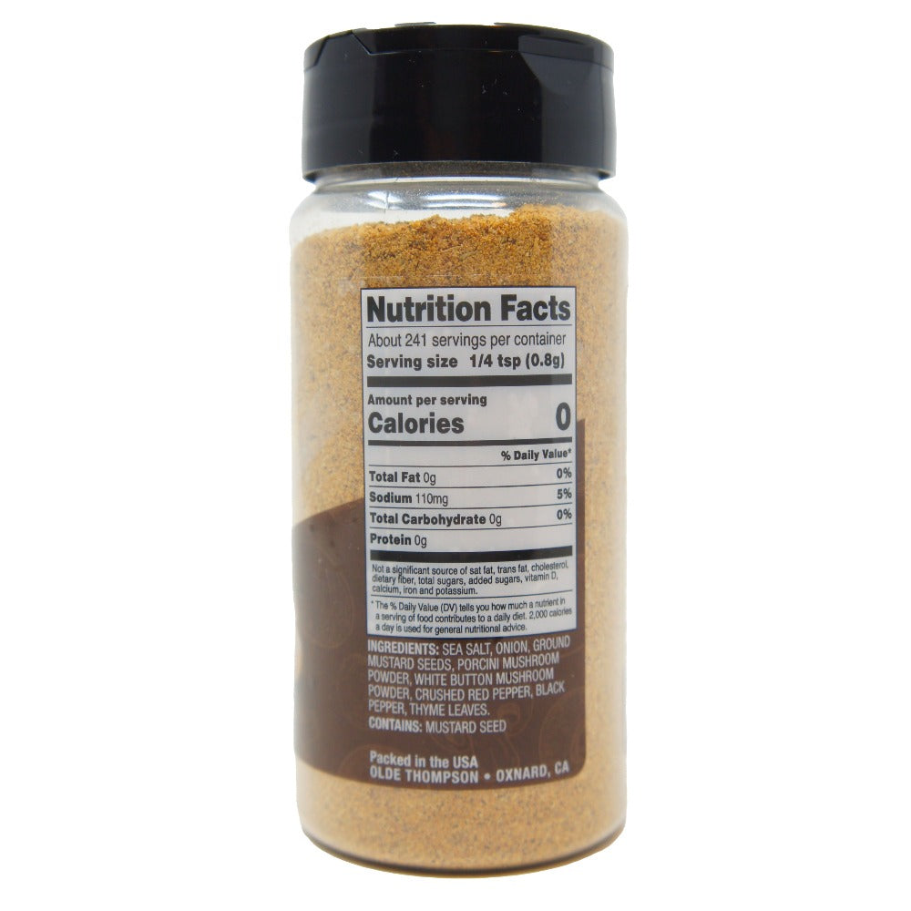 Olde Thompson Umami Mushroom Seasoning, Nutrition Facts