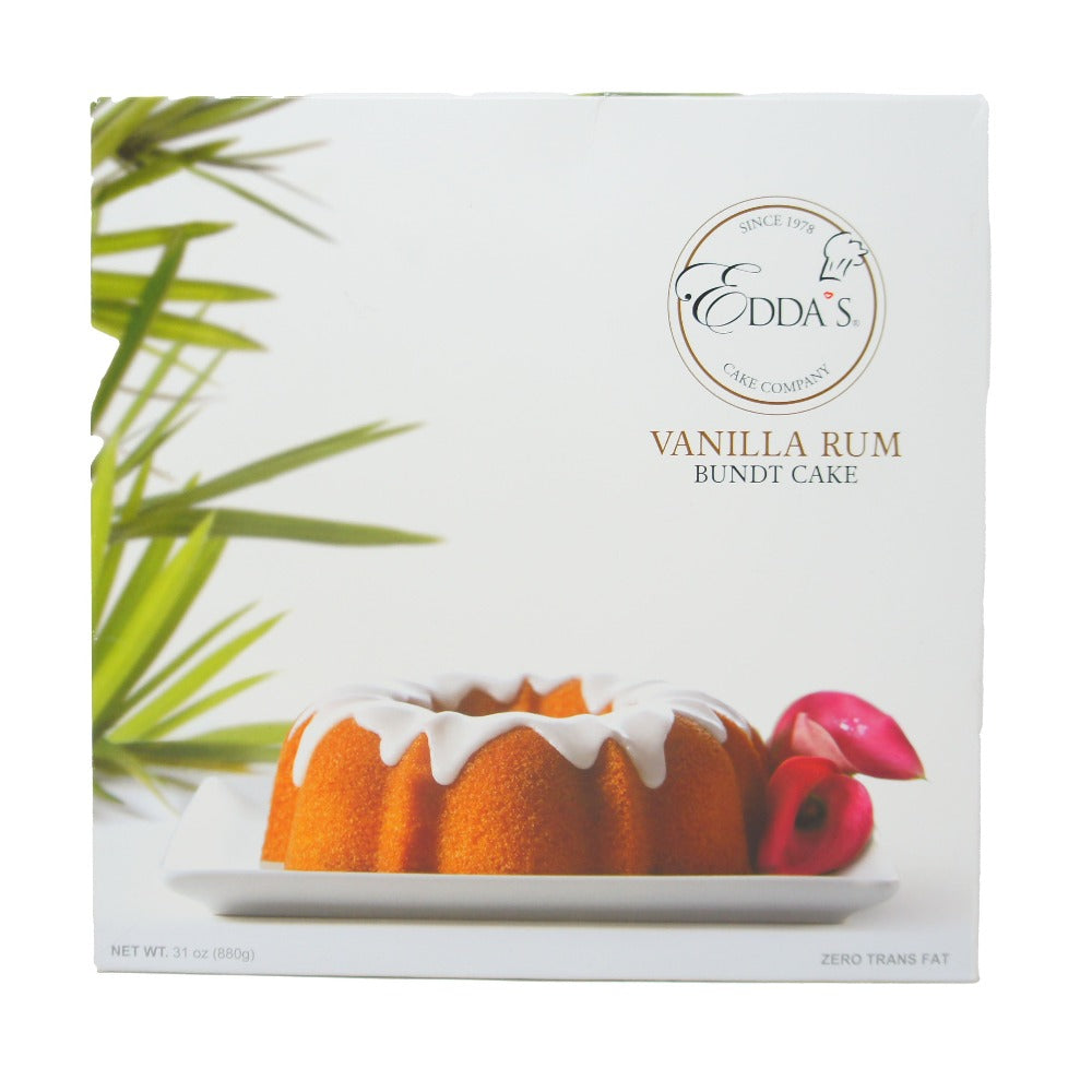 Edda's Vanilla Rum Bundt Cake, Vacuum Packed, 31 OZ Box