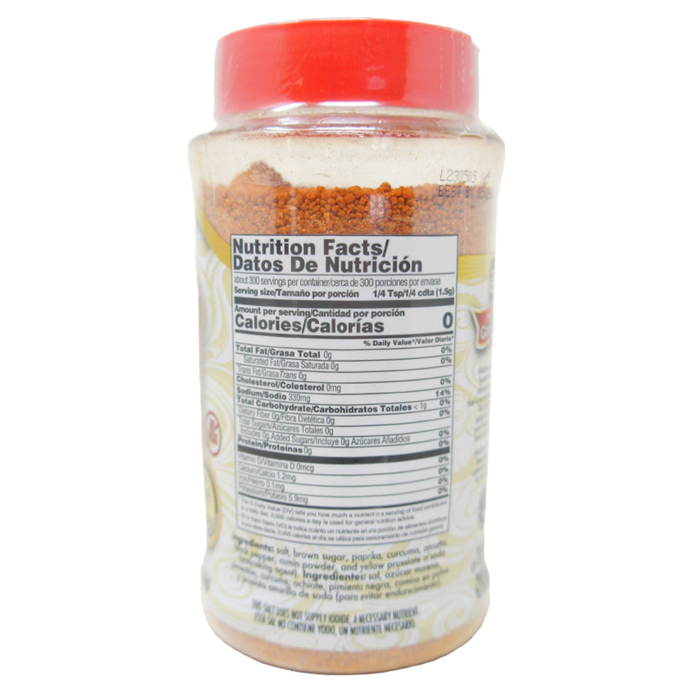 Madame Gougousse Seasoning Salt 15.8oz (2 Pack) nutrition label