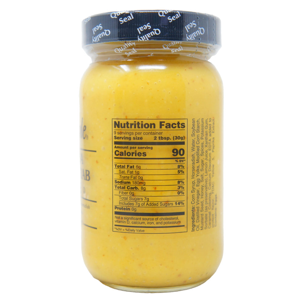 Seminole Florida Stone Crab Sauce
nutrition facts label