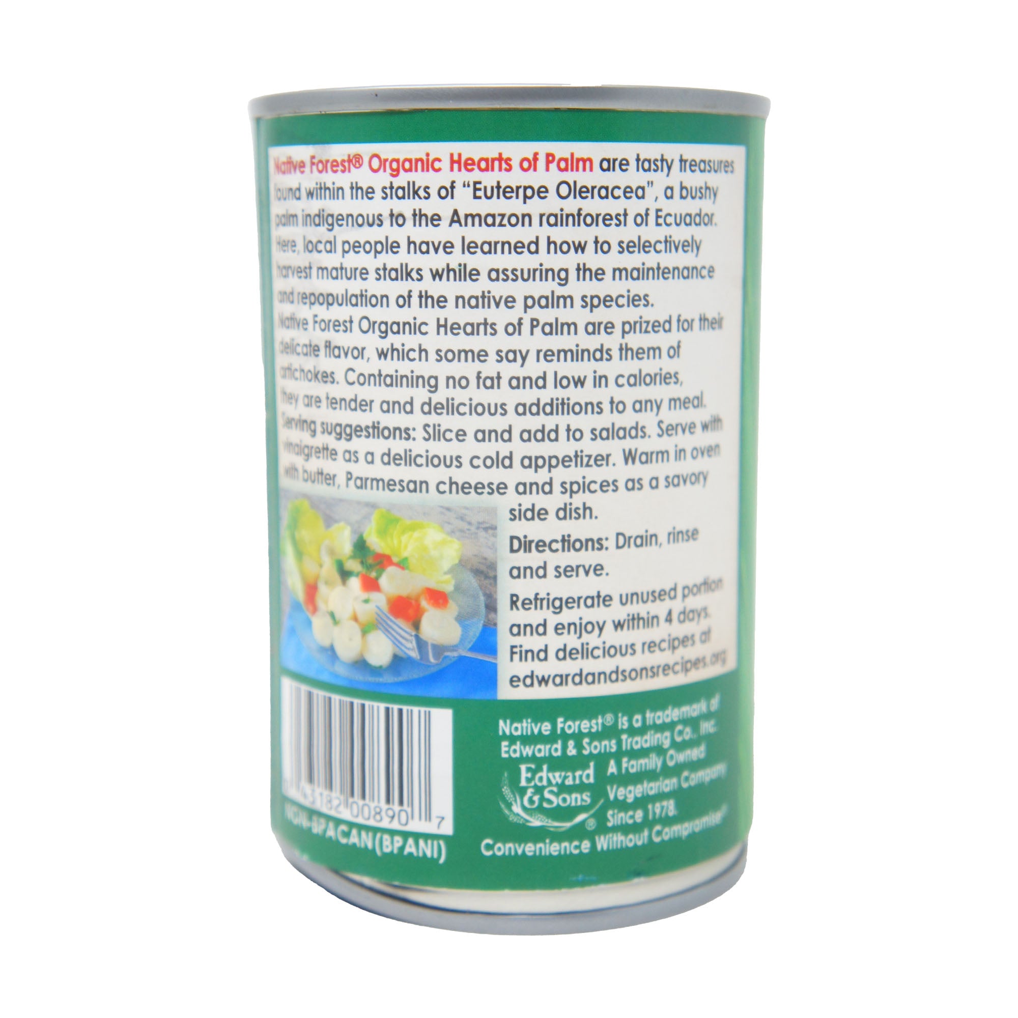 Native Forest Organic Hearts of Palm – 14 oz Cans (Pack of 3) | Non-GMO, Gluten-Free, Vegan