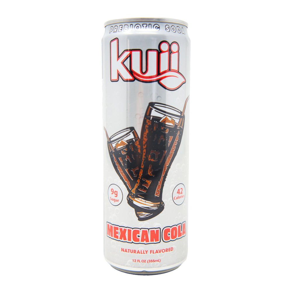 Kuii Prebiotic Soda Mexican Cola – 12 fl oz