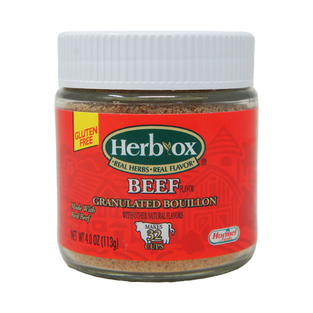 Herb-Ox Beef Granulated Bouillon 4 oz – Gluten-Free Flavor Booster