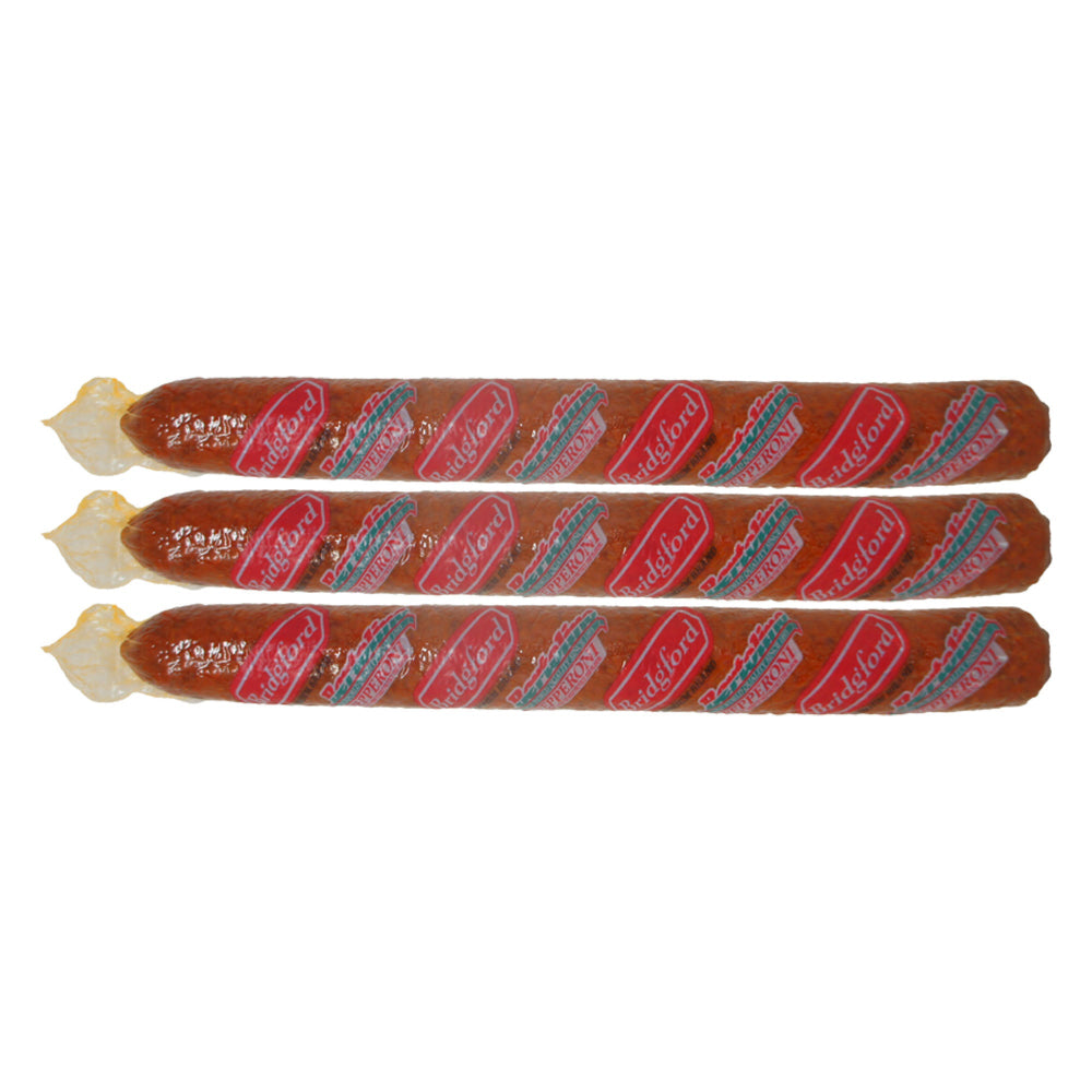 Bridgford Old World Pepperoni Stick 16 oz, Pack of 3 – Zero Carb Keto Snack