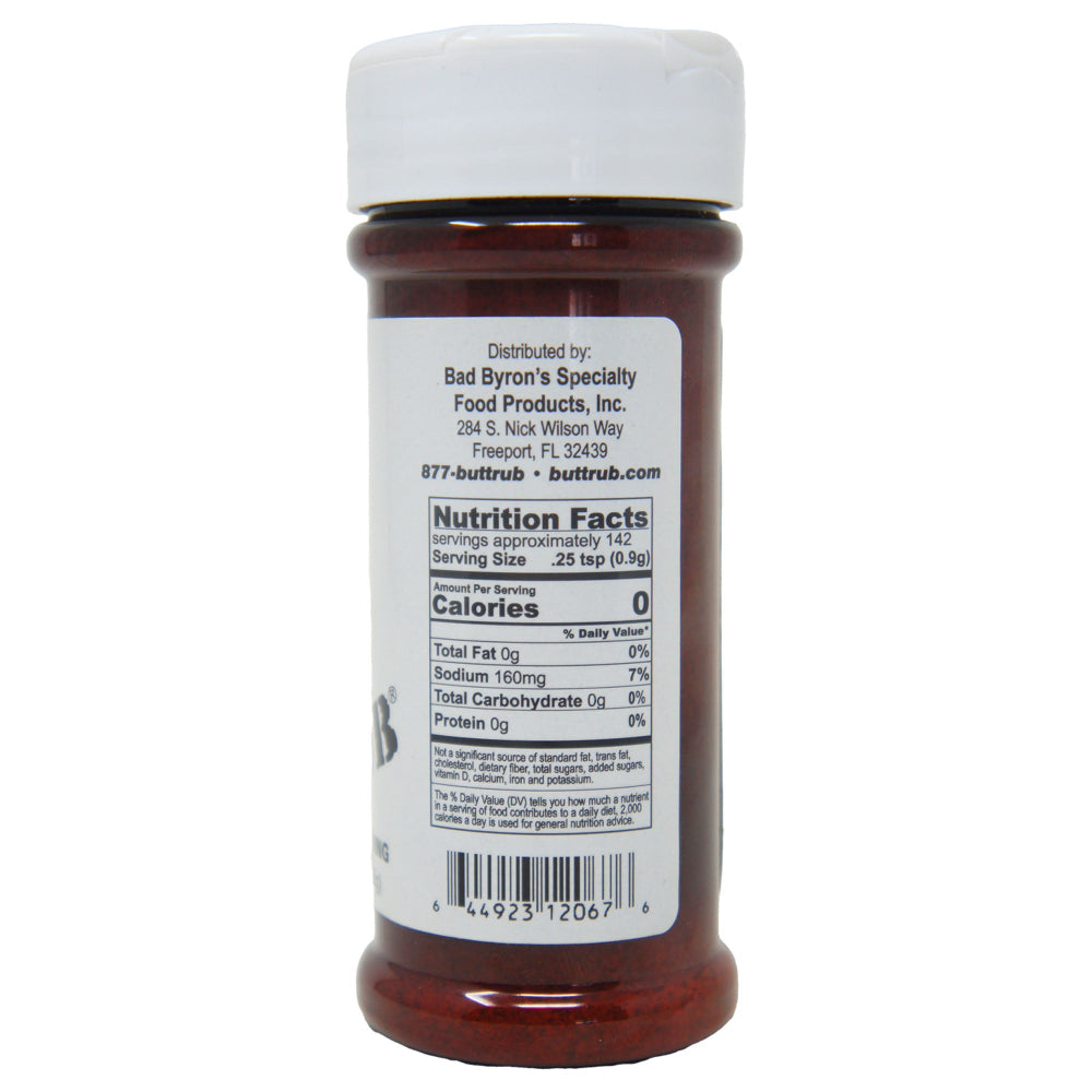 Bad Byron’s Butt Rub BBQ Barbecue Seasoning 4.5 oz – All-Purpose Dry Rub Content