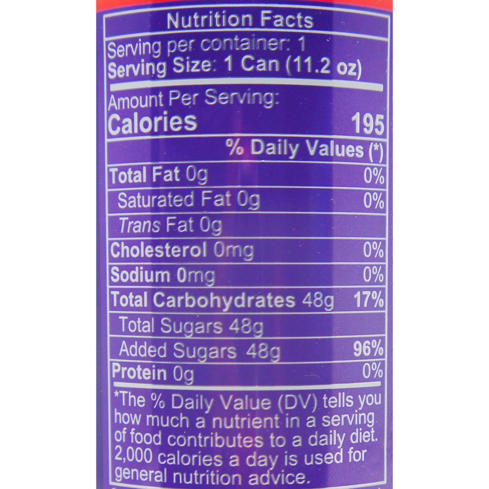 Frescolita Uva Grape Soda – Ingredients