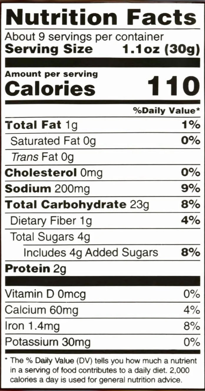 Grace Jamaican Festival Dough Mix 9.52 oz (2 Pack) – Traditional Caribbean Fried Dough nutrition facts
