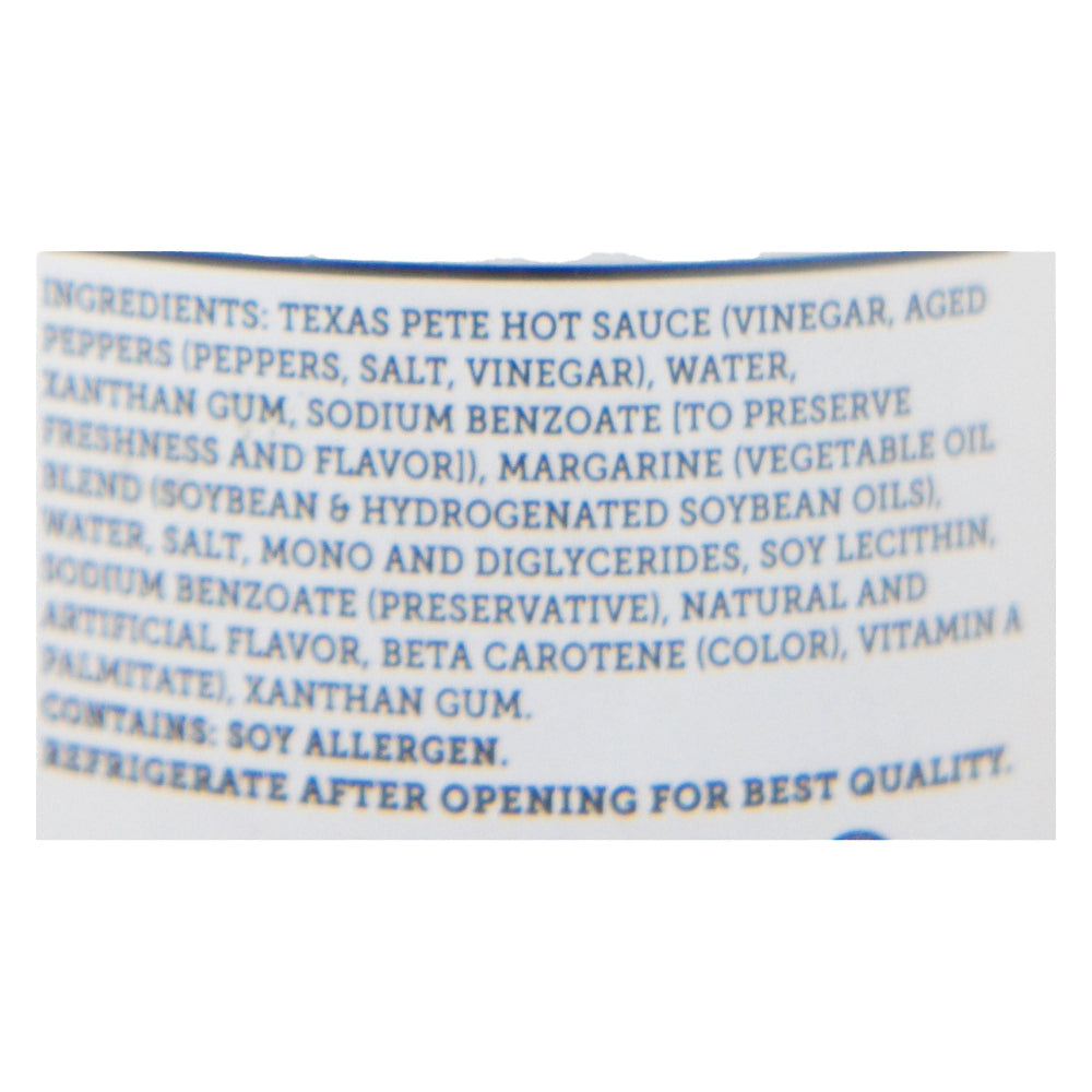 Texas Pete Mild Buffalo Sauce 12 fl oz – Tangy & Flavorful Wing Sauce Ingredients