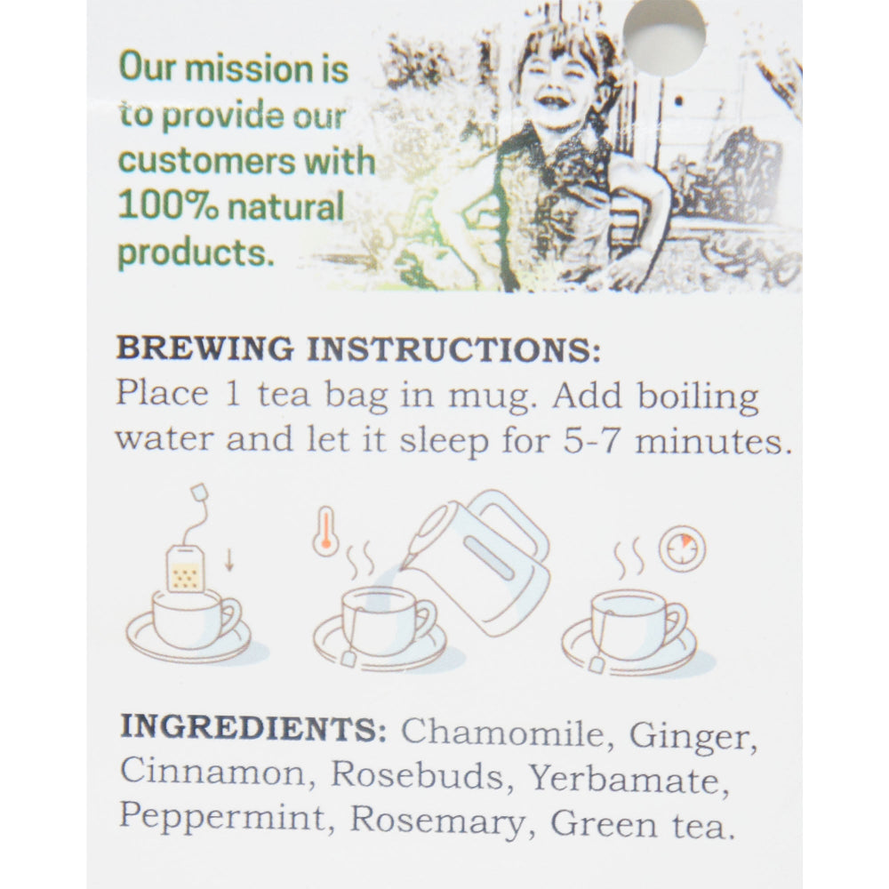 Tierra Madre Cerebro-L Brain Tea Brewing Instructions