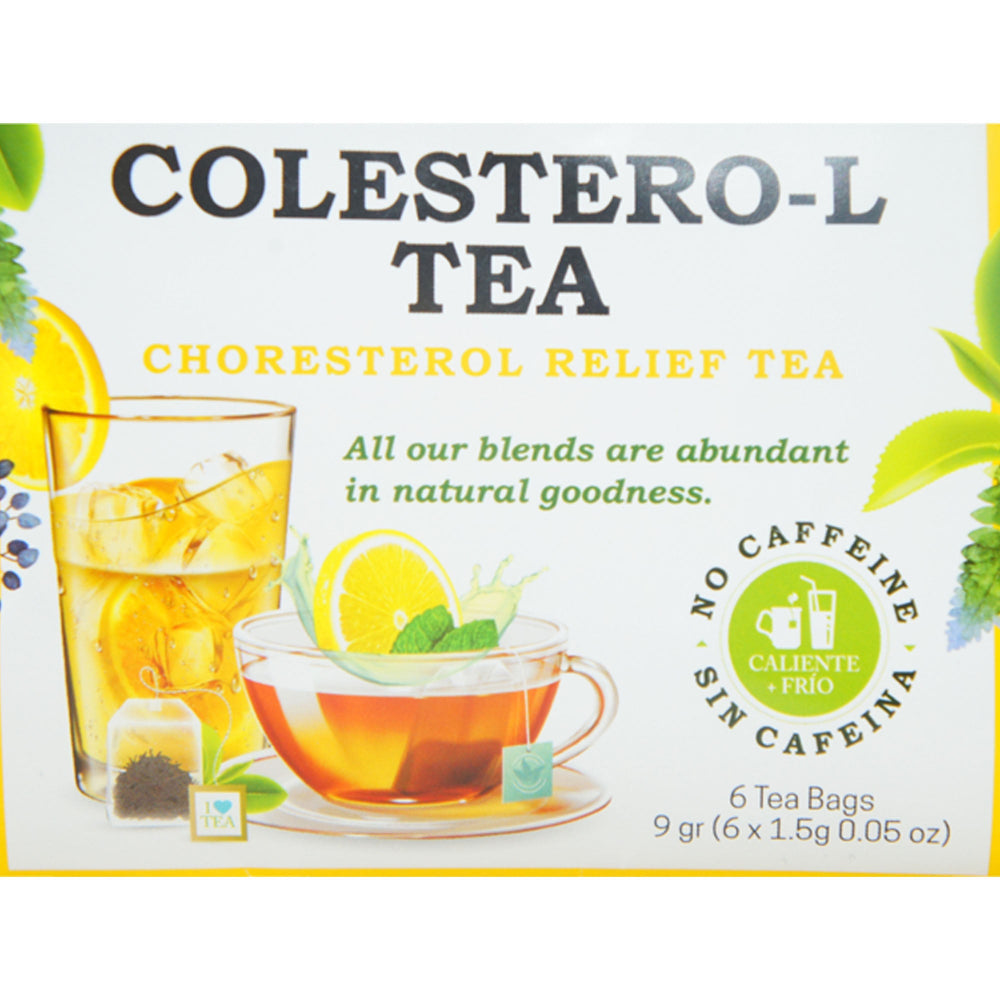 Tierra Madre Colesterol-L Cholesterol Tea Relief - Herbal Supplement 6 tea bag (