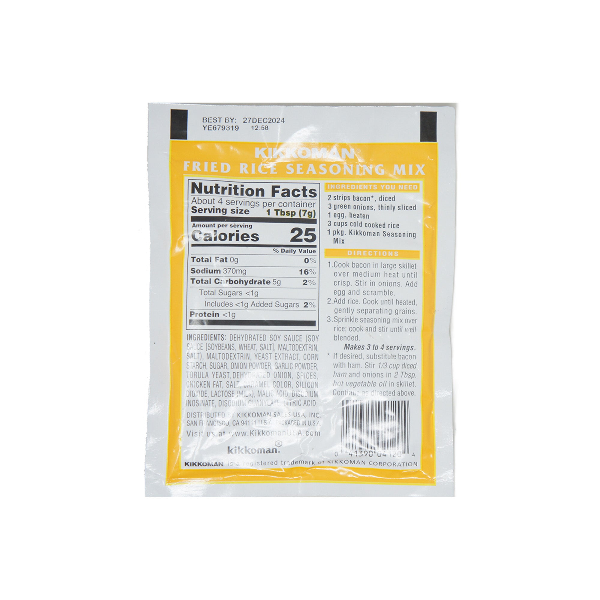 Kikkoman Fried Rice Seasoning Mix, 1 oz