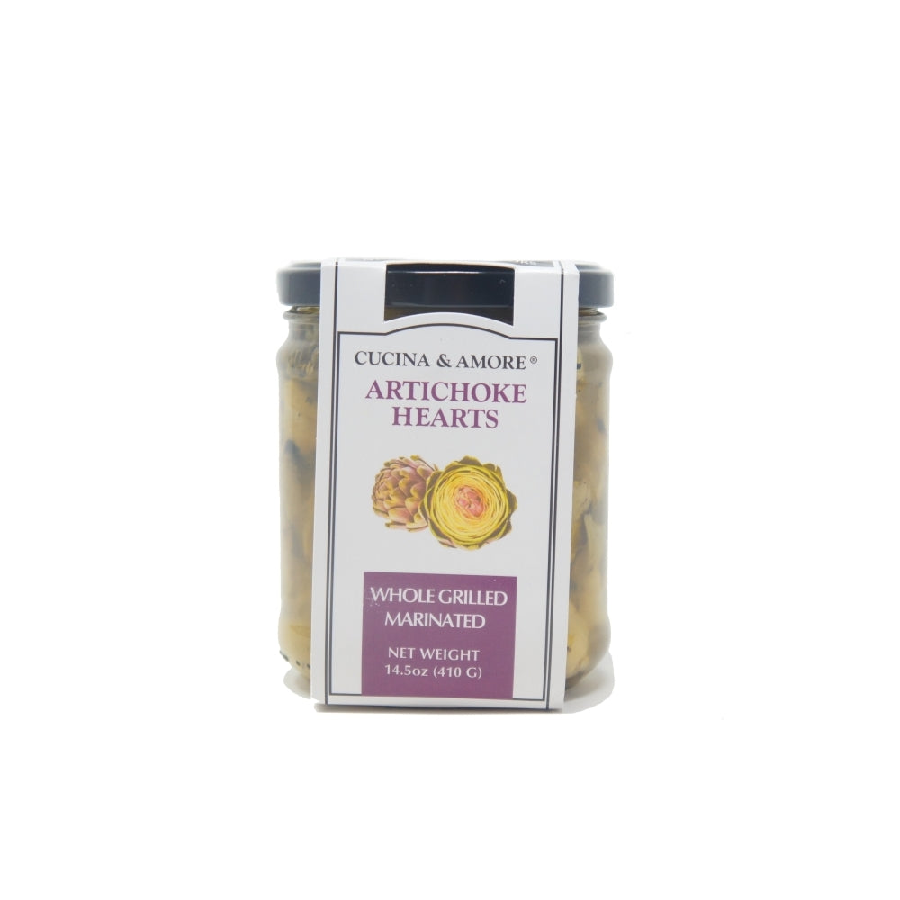 Cucina & Amore Artchoke Hearts Whole Grilled Marinated 14.5oz 410g