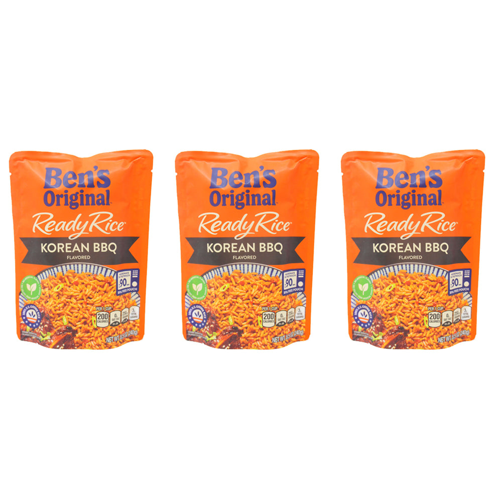 Ben's Original, Ready Rice, Korean BBQ 8.5 oz (3 pack)