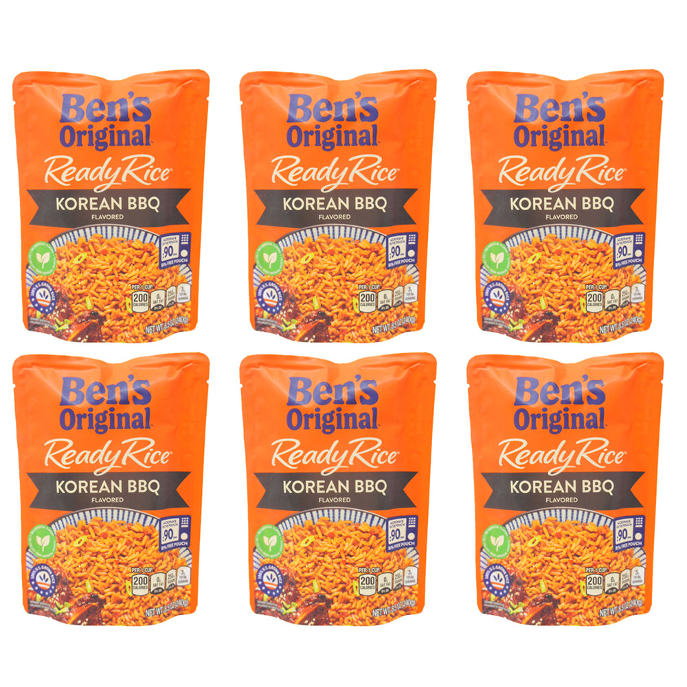 Ben's Original, Ready Rice, Korean BBQ 8.5 oz (6 pack)