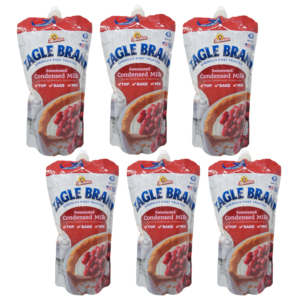 Borden, Eagle Brand, Sweetenedn Condensed Milk, 14 oz (6 pack)