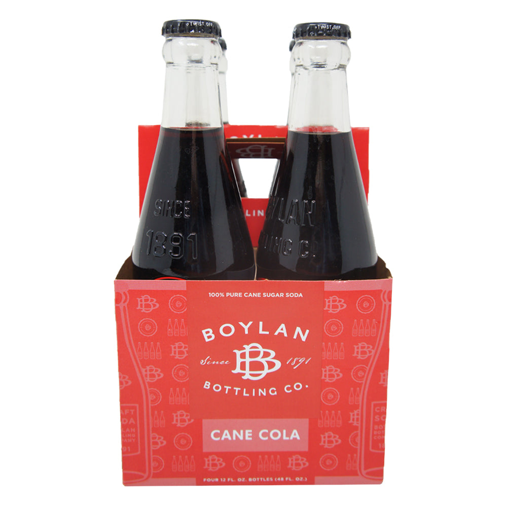 Boylan Bottlin Co, Cane Cola, 12 oz (4 Pack) Bottles