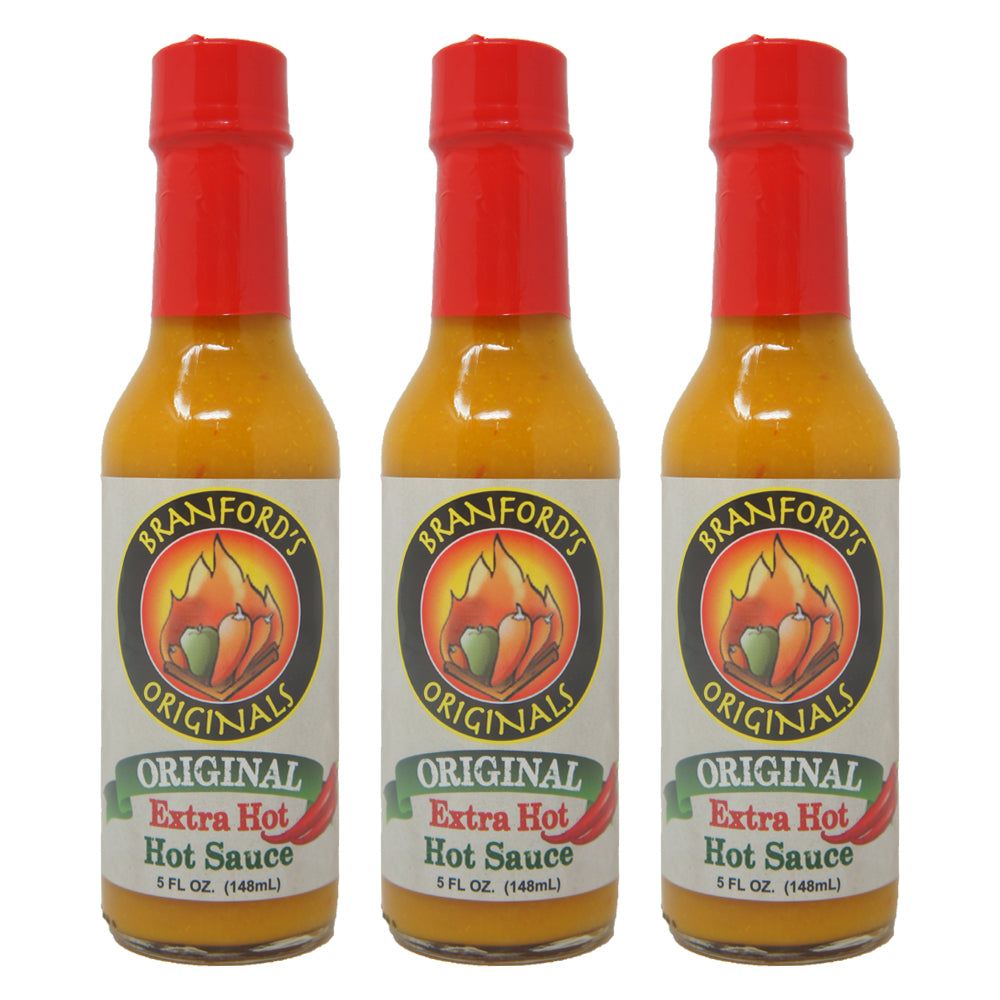 Branfod's Original, Extra Hot, Hot Sauce, 5 oz (3 Pack)