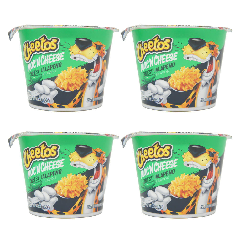 Cheetos Mac'n Cheese Cheesy Jalapeño, 2.25 oz (4 Pack)