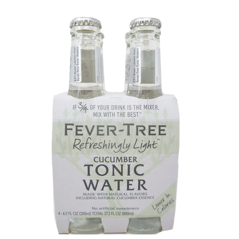 Fever tree cucumber tonic water, 6.8 oz (4 pack)