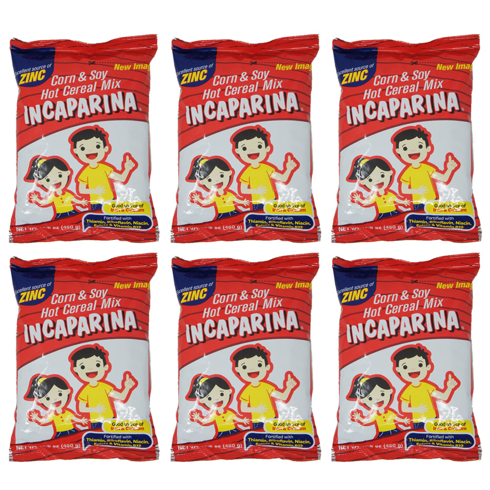 Incaparina, Corn & Soy Hot Cereal Mix, 15.9 oz 6 pack