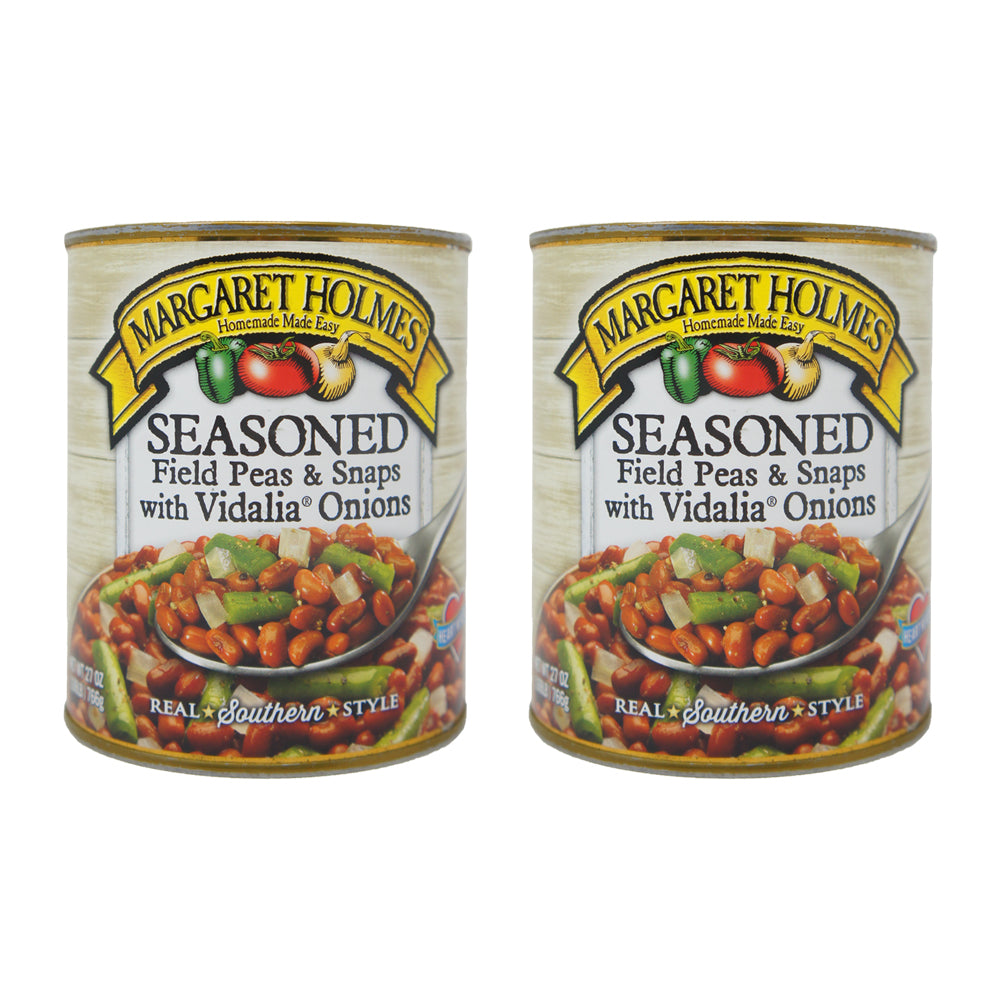 Margaret Holmes, Seasoned Field Peas & Snaps With Vidalia Onions, 27 oz 2 cans