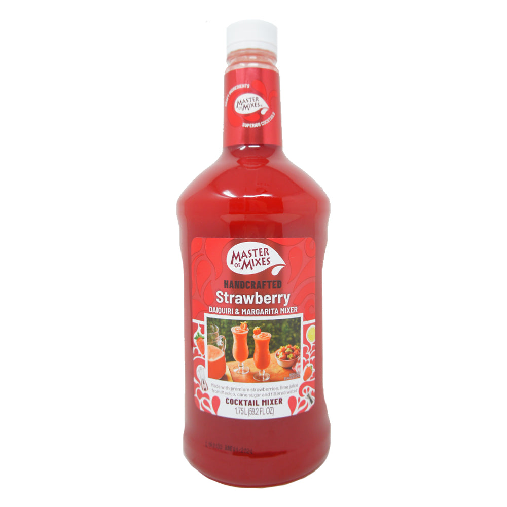 Master Of Mixes, Handcrafted Strawberry Daiquiri & Margarita Mixer, 1.75 L