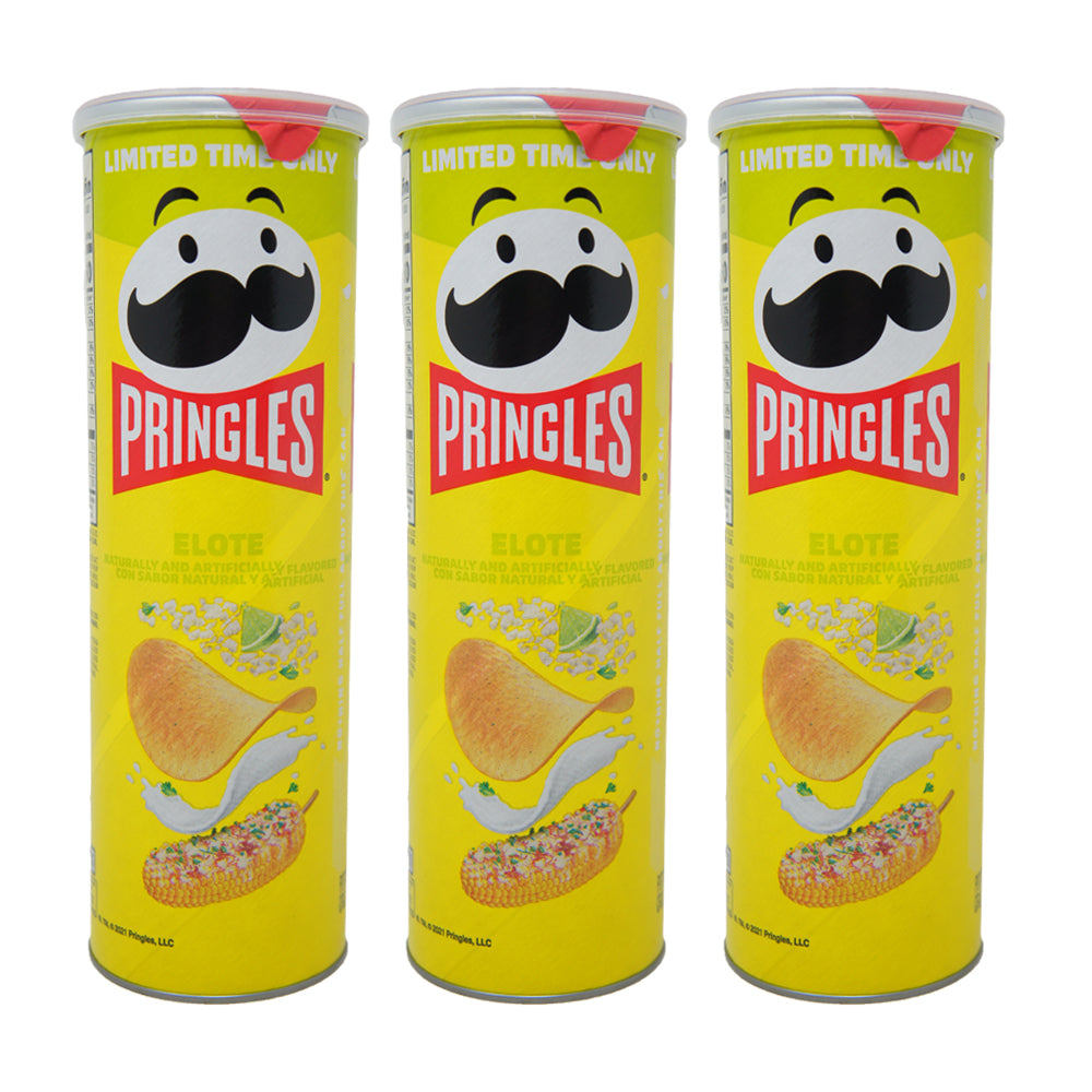 Pringles, Mexican Street Corn, Elote Naturally And Artificially Flavored, 5.5 oz 3