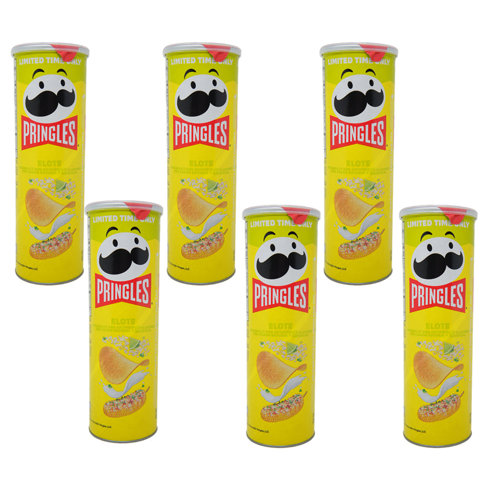 Pringles, Mexican Street Corn, Elote Naturally And Artificially Flavored, 5.5 oz 6