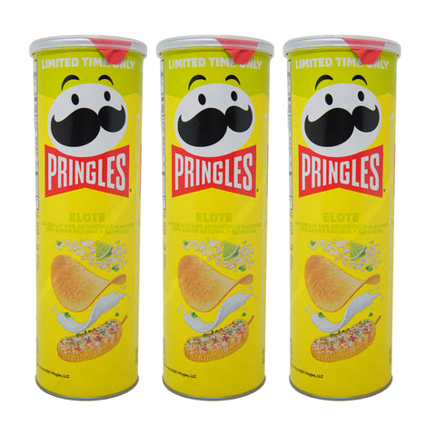 Pringles, Mexican Street Corn, Elote Naturally And Artificially Flavored, 5.5 oz 3 