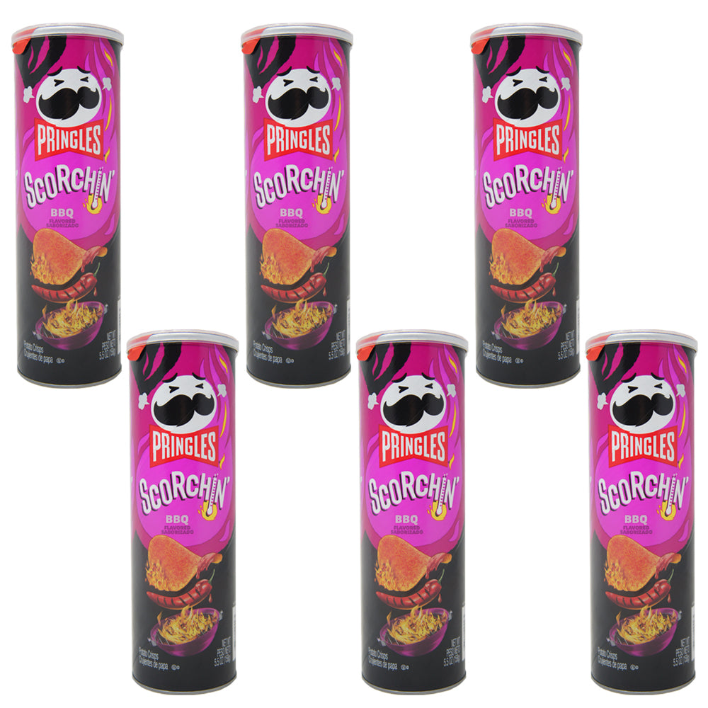 Pringles, Scorchin BBQ 5.5 oz (6 pack)