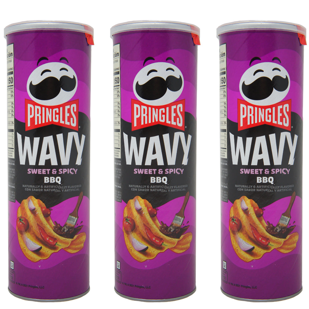 Pringles, Wavy Sweet & Spicy BBQ, 5.5 oz 3