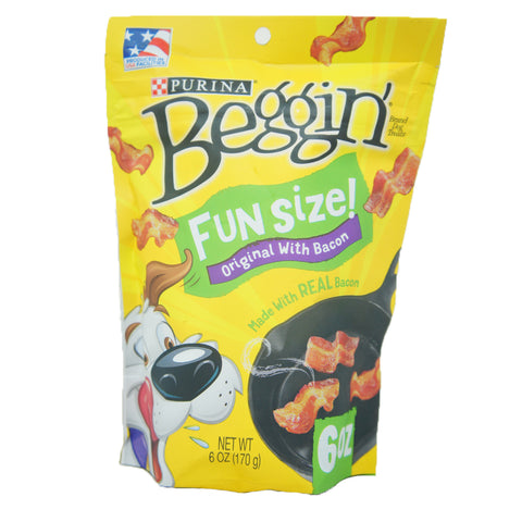 Purina Beggin, Fun Size, Original With Bacon 6 oz
