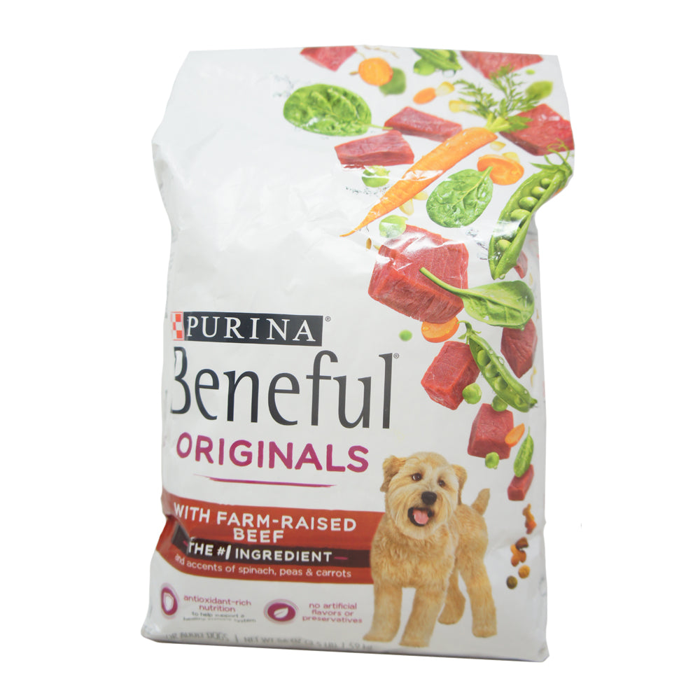 Purina Beneful, Originals, With Farm - Raised Beef, 56 oz