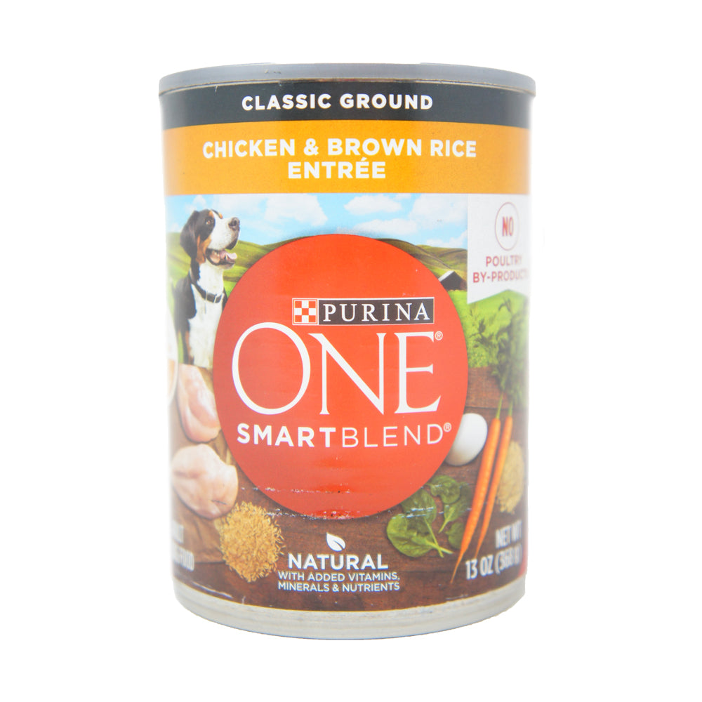 Purina One, Smart Blend, Chicken & Brown Rice Entrée, 13 oz