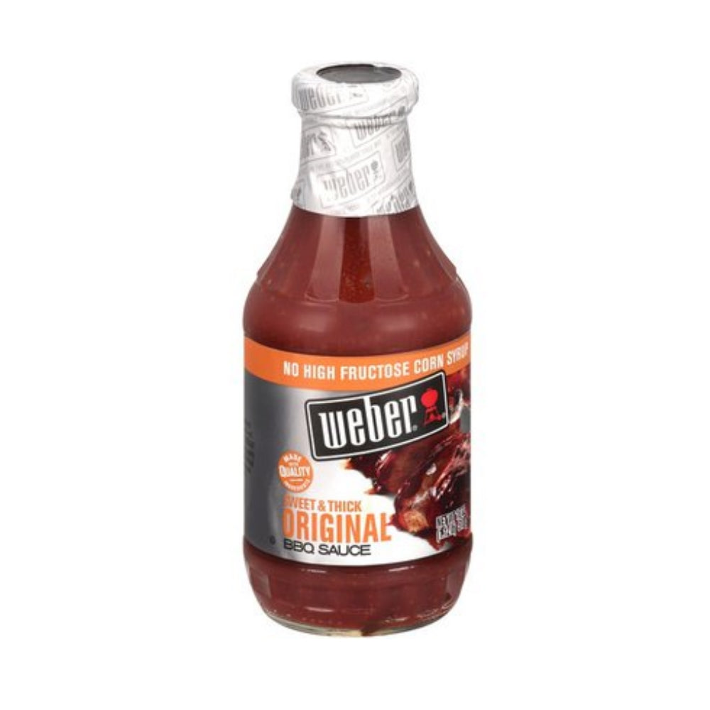 Weber Sweet & Thick Original BBQ Sauce 18 oz. Bottle