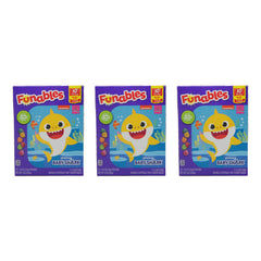 Pinkfong Nickelodeon Baby Shark Fruit Gummy Snacks, 10 Pouches per Pack (3 Pack)