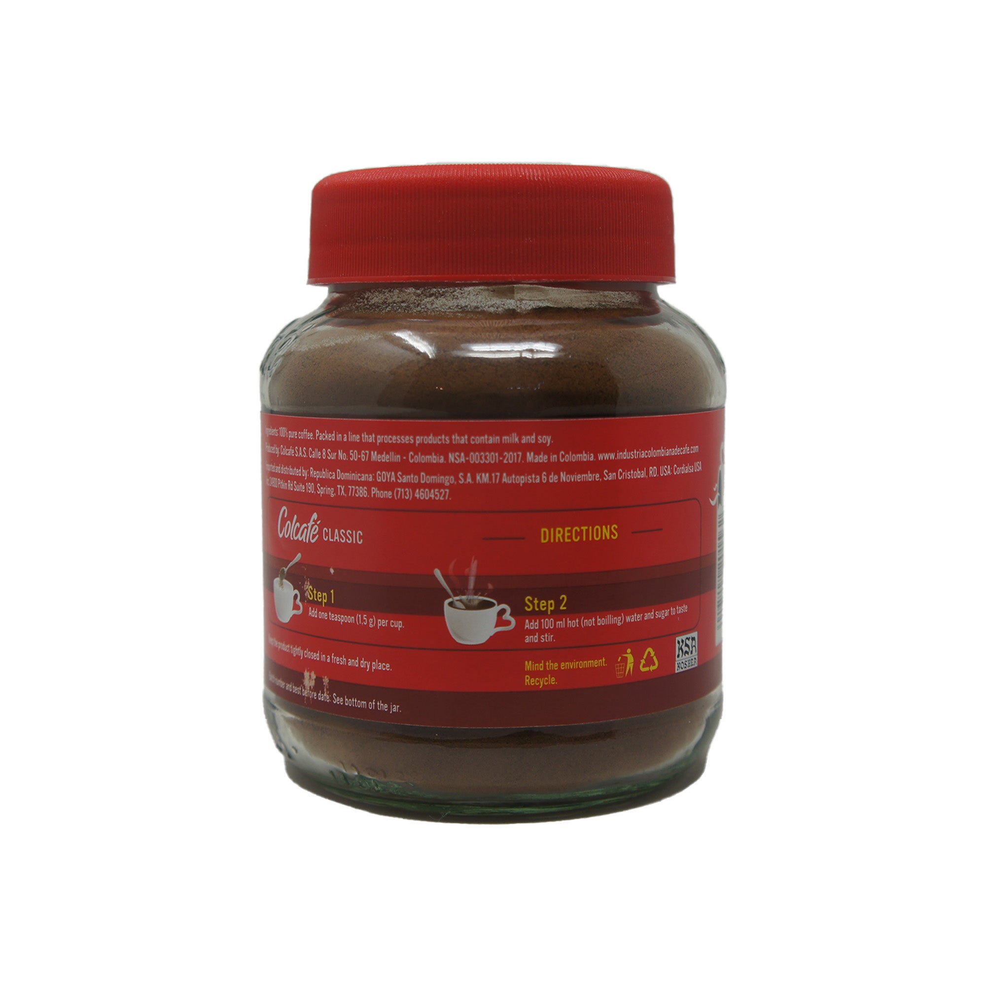 Colcafé Classic Instant Coffee, 6 oz.