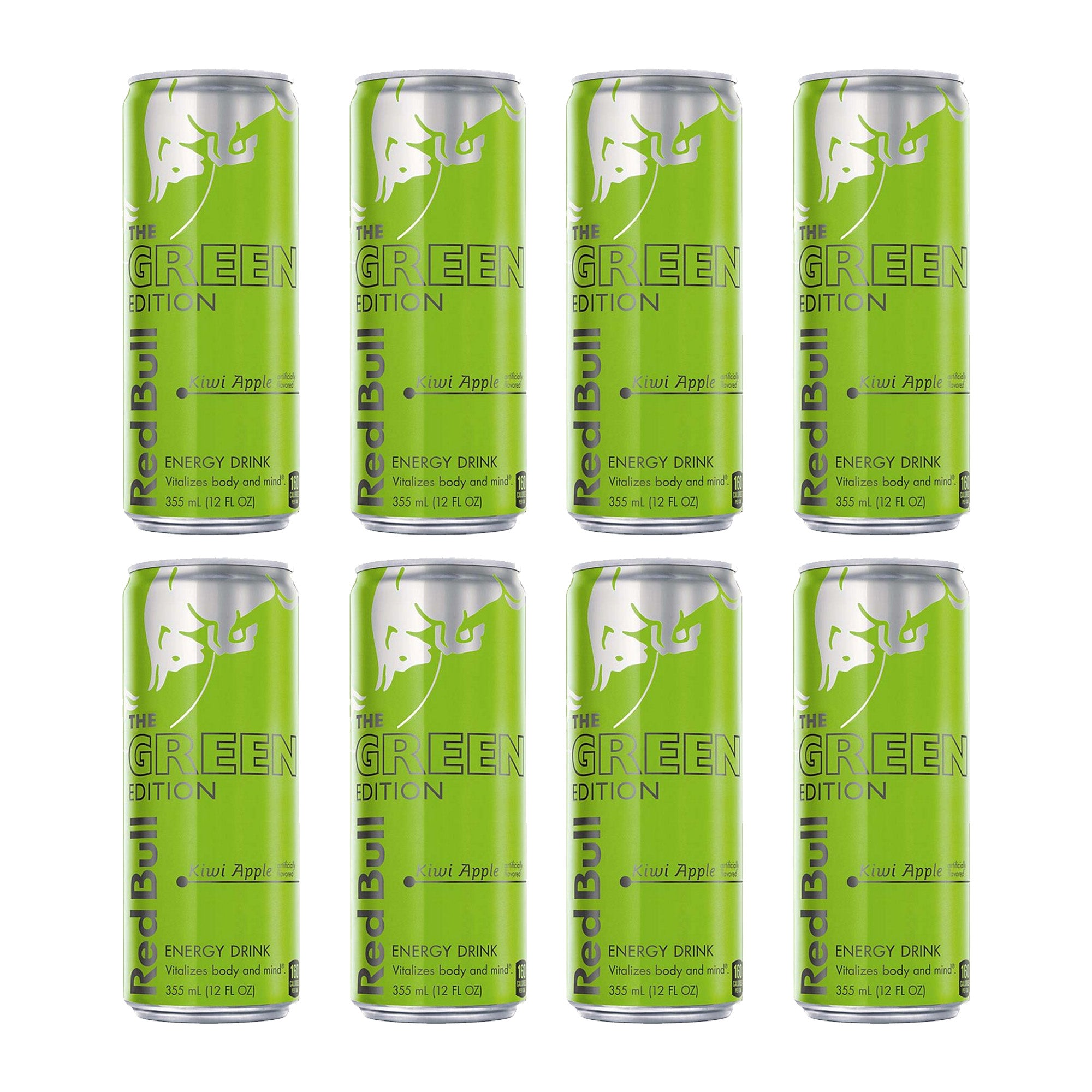 Red Bull Energizer Drink, Kiwi Apple, 8-pack