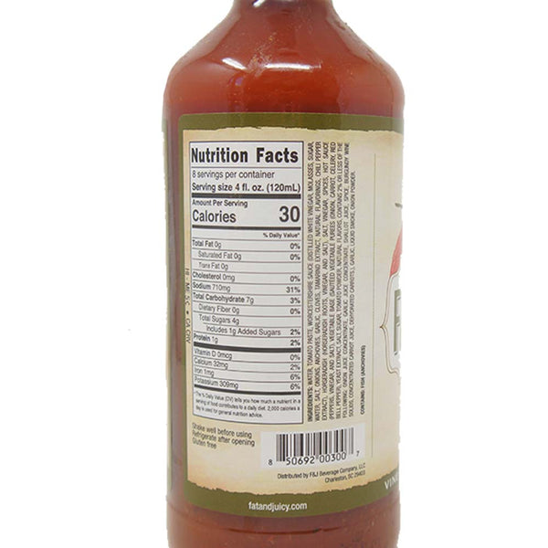 Fat and Juicy Bloody Mary Mix, 1L Bottle