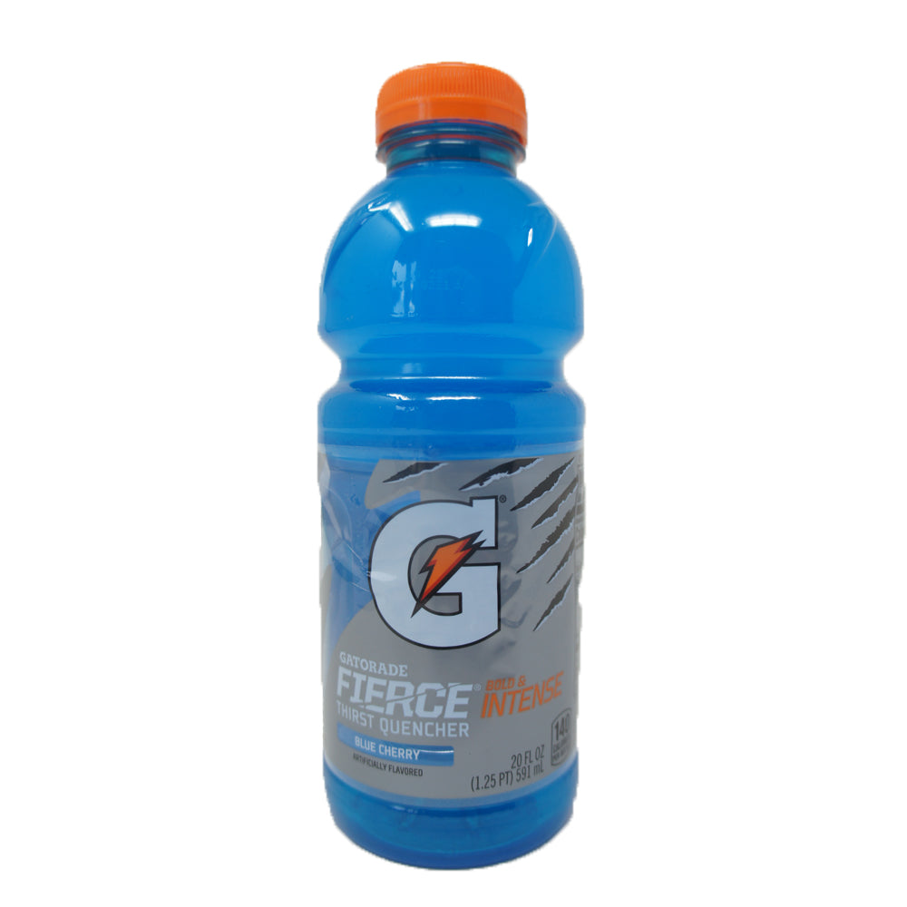 Gatorede, Fierce Thirst Quencer, Blue Cherry, 20 OZ ( 8 Pack)