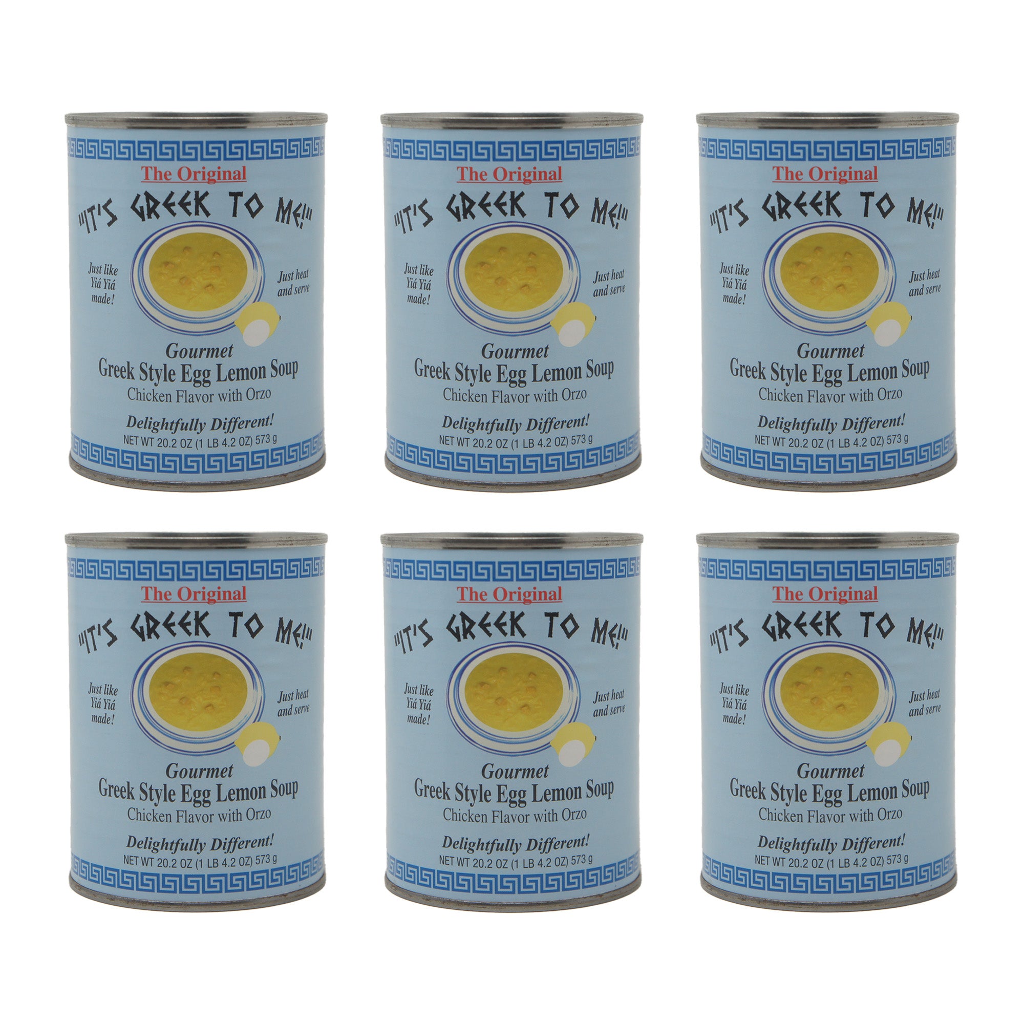 It's Greek to Me Gourmet Greek Style Egg Lemon Soup, 20.2 oz Can