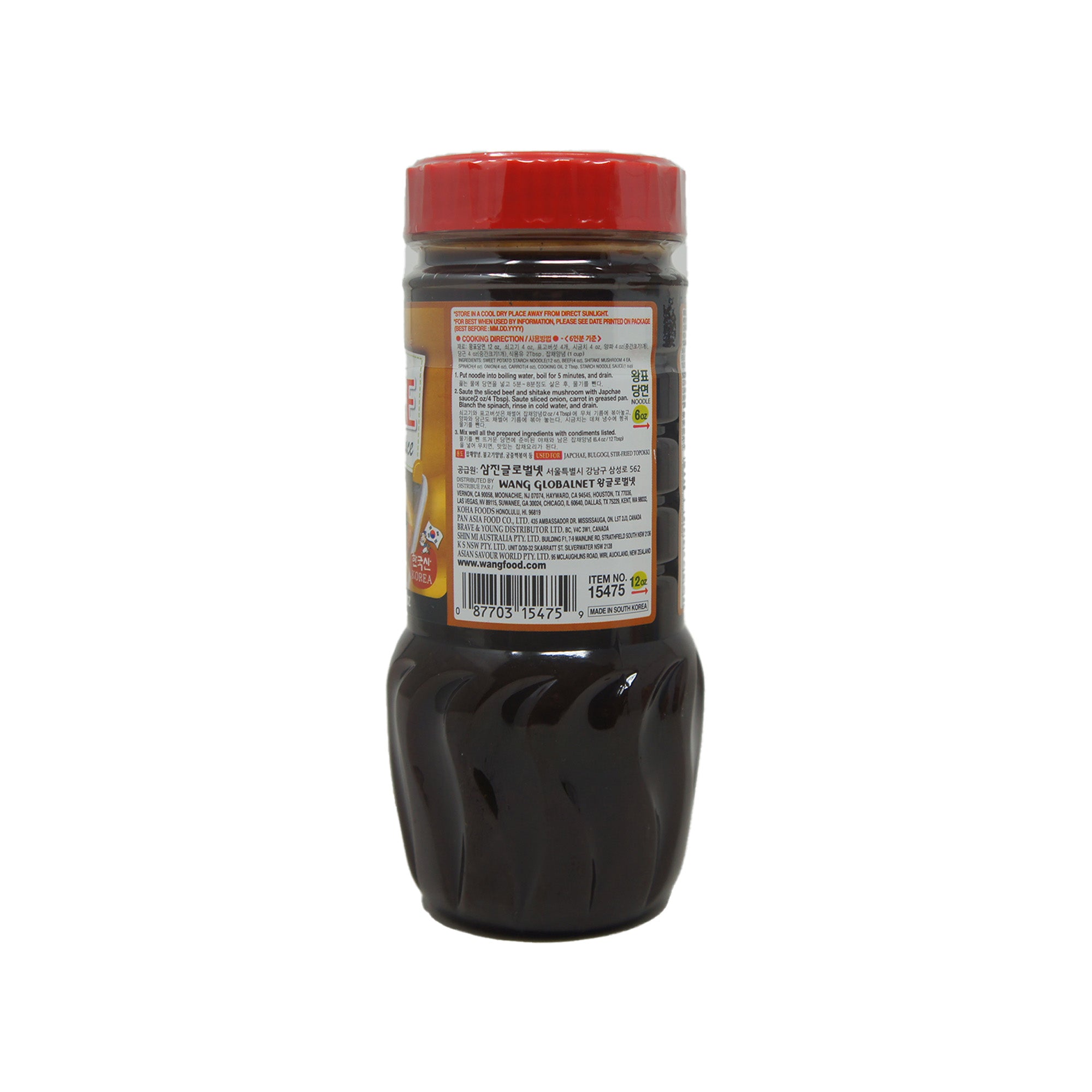 Wang Japchae Korean Style Noodle Sauce, 17 fl oz