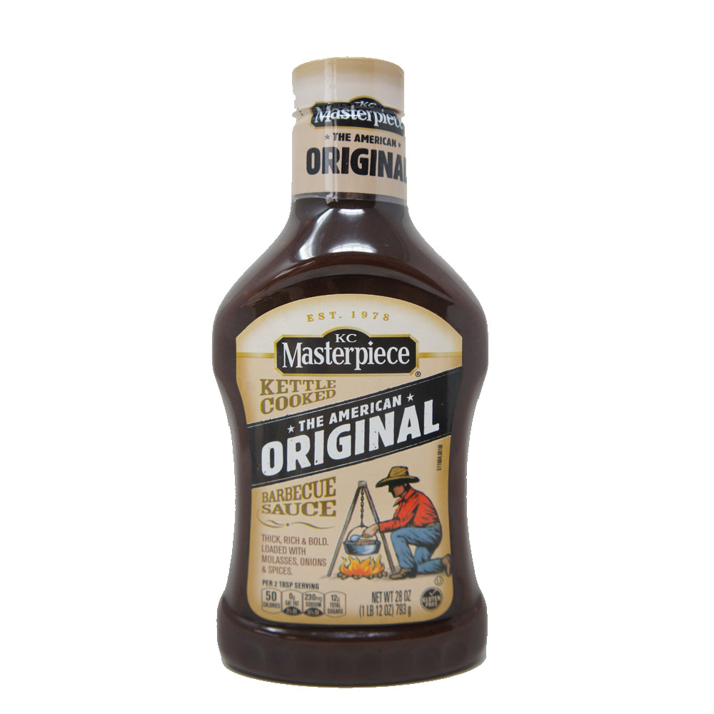 Kc, Master Piece, Kettle Cooked, The American Original, Barbercue Sauce 12 fl oz Bottle