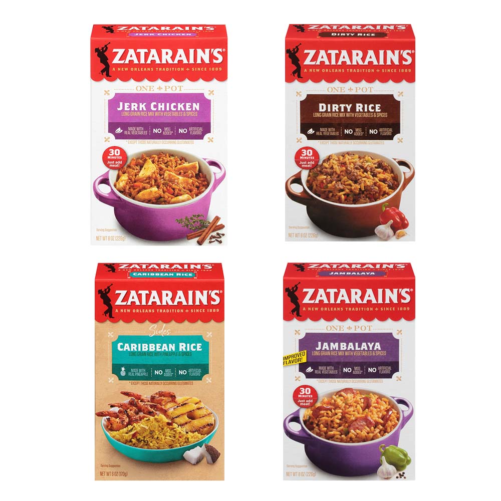 Zatarain's Long Grain Flavored Rice, Multiple Flavors