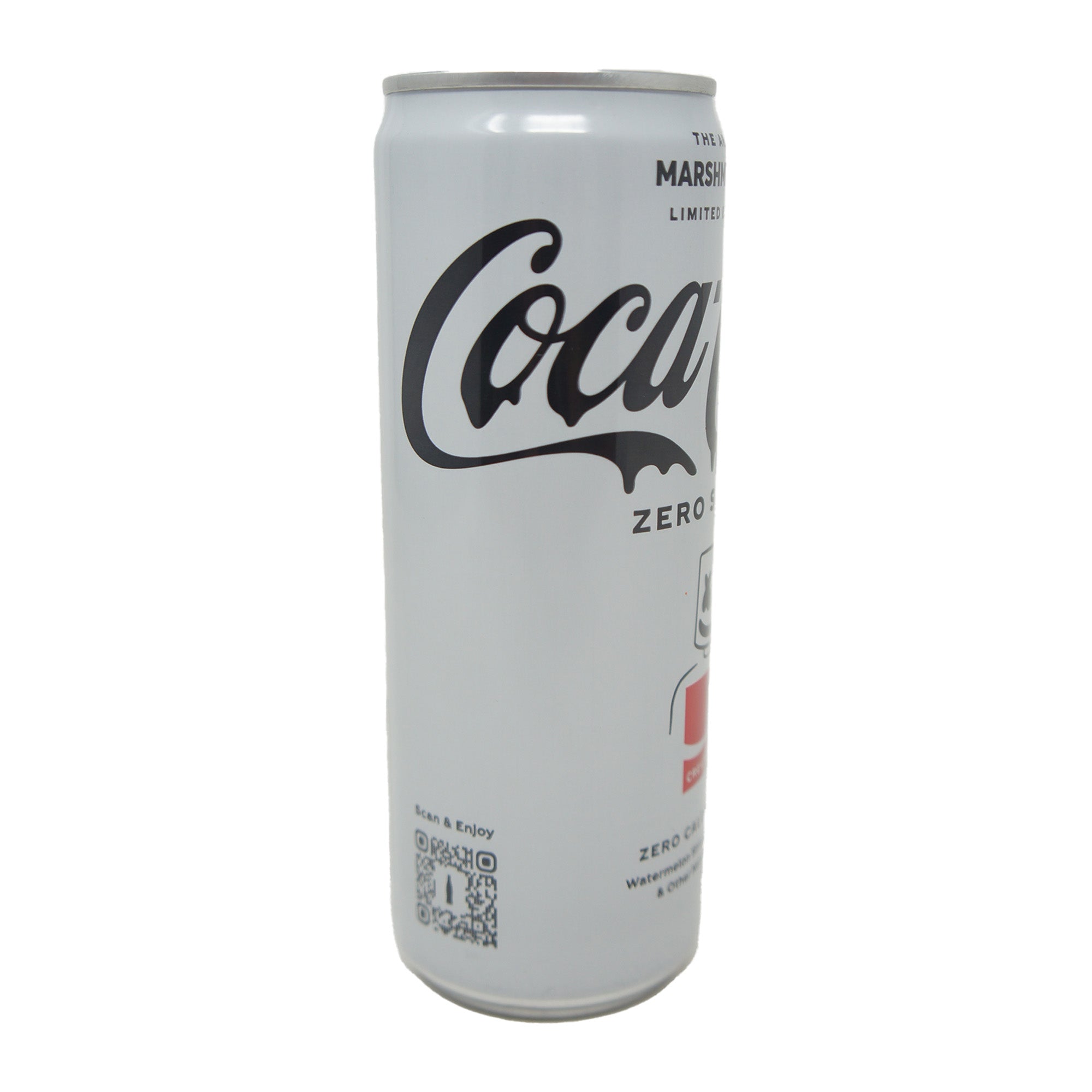 Coca Cola Zero Sugar Limited Edition, the Artist Marshmallow's, Watermelon Strawberry Flavored