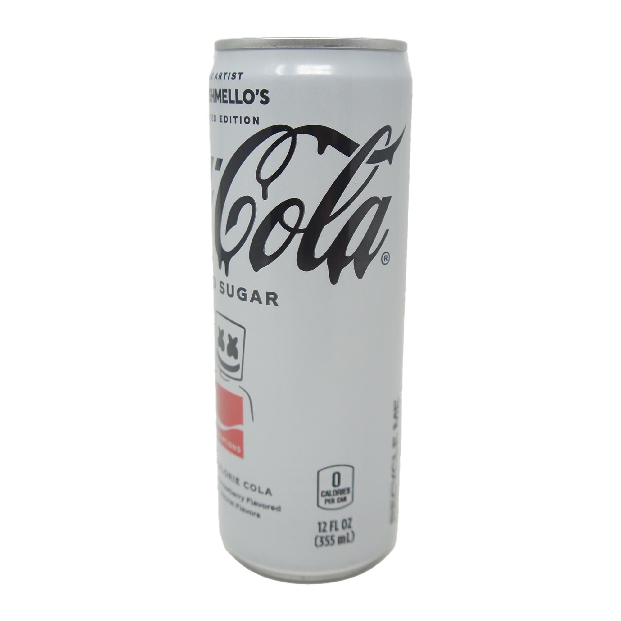 Coca Cola Zero Sugar Limited Edition, the Artist Marshmallow's, Watermelon Strawberry Flavored