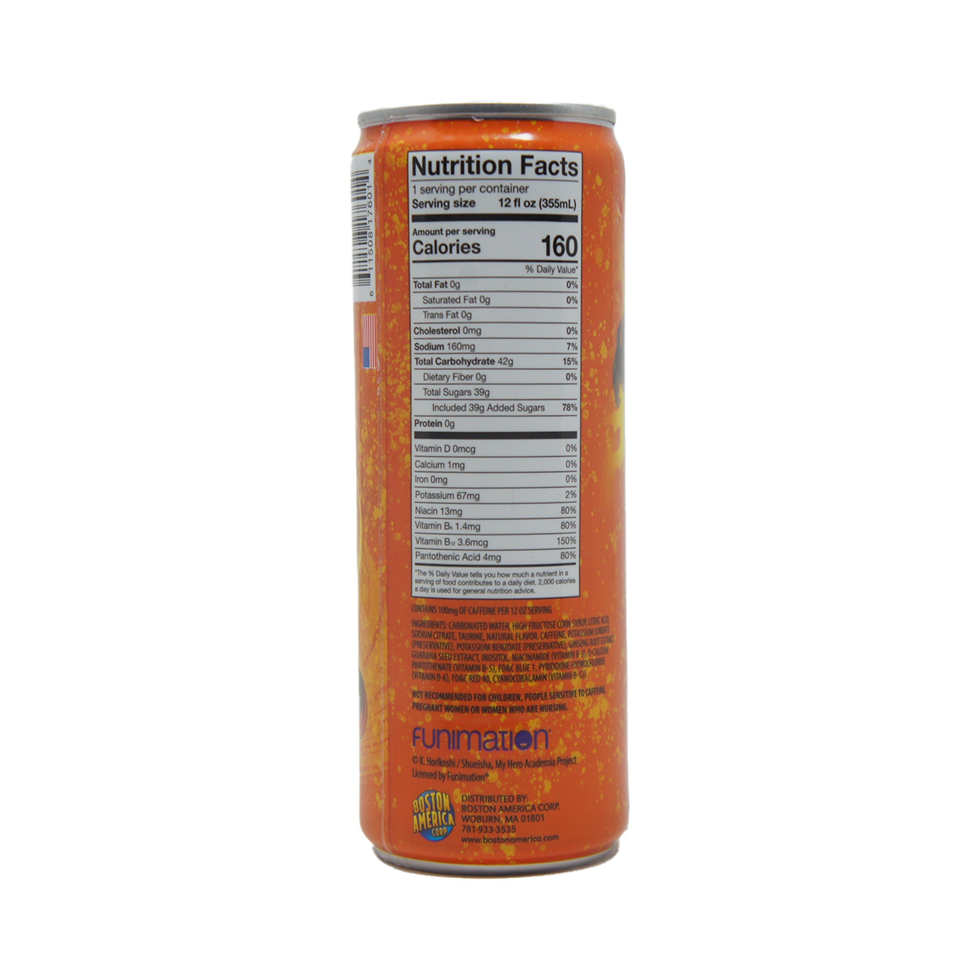 Funimation My Hero Academia Ignite Energy Drink, 12 oz Can