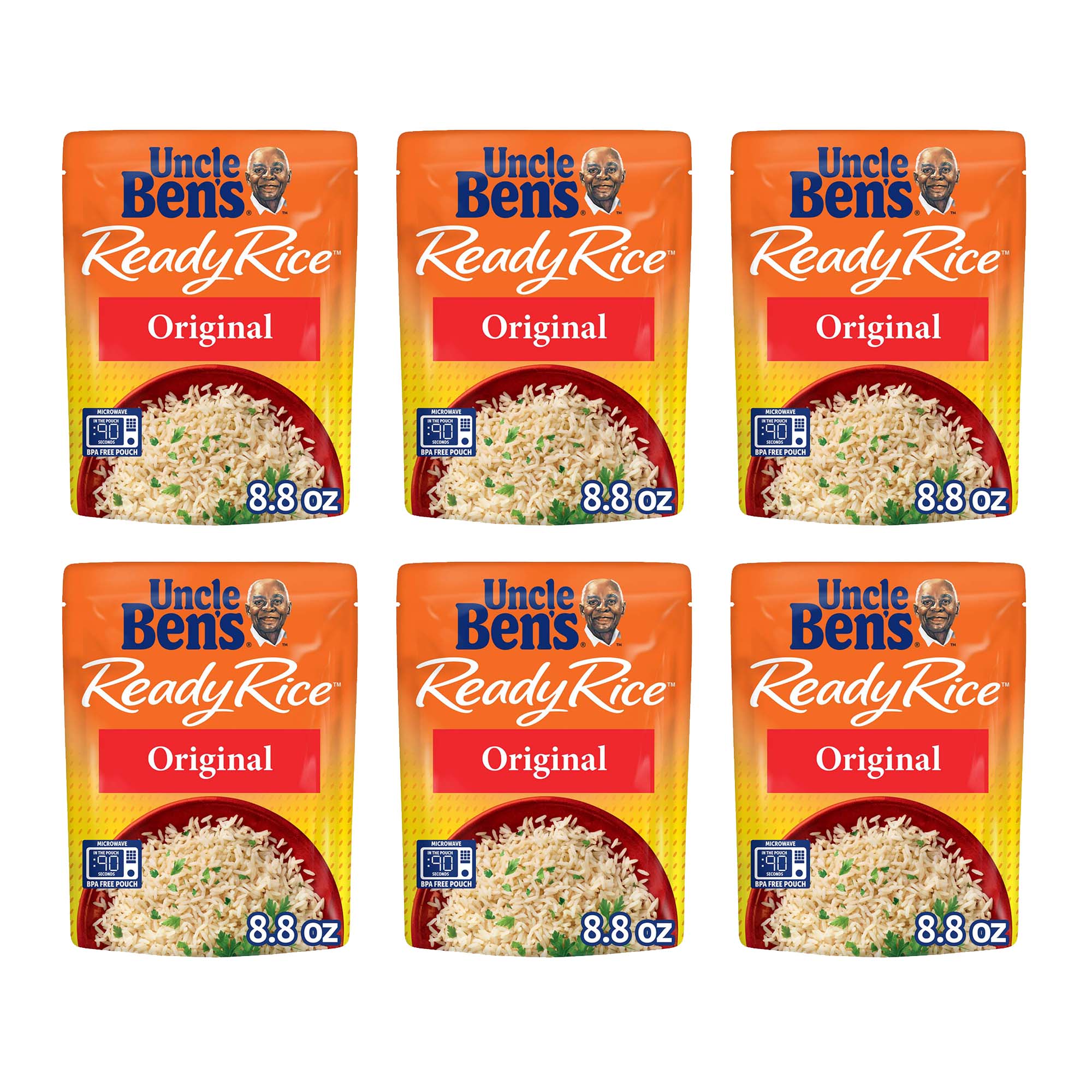 Uncle Ben's Ready Rice, Instant Rice, Original, 6 Pack
