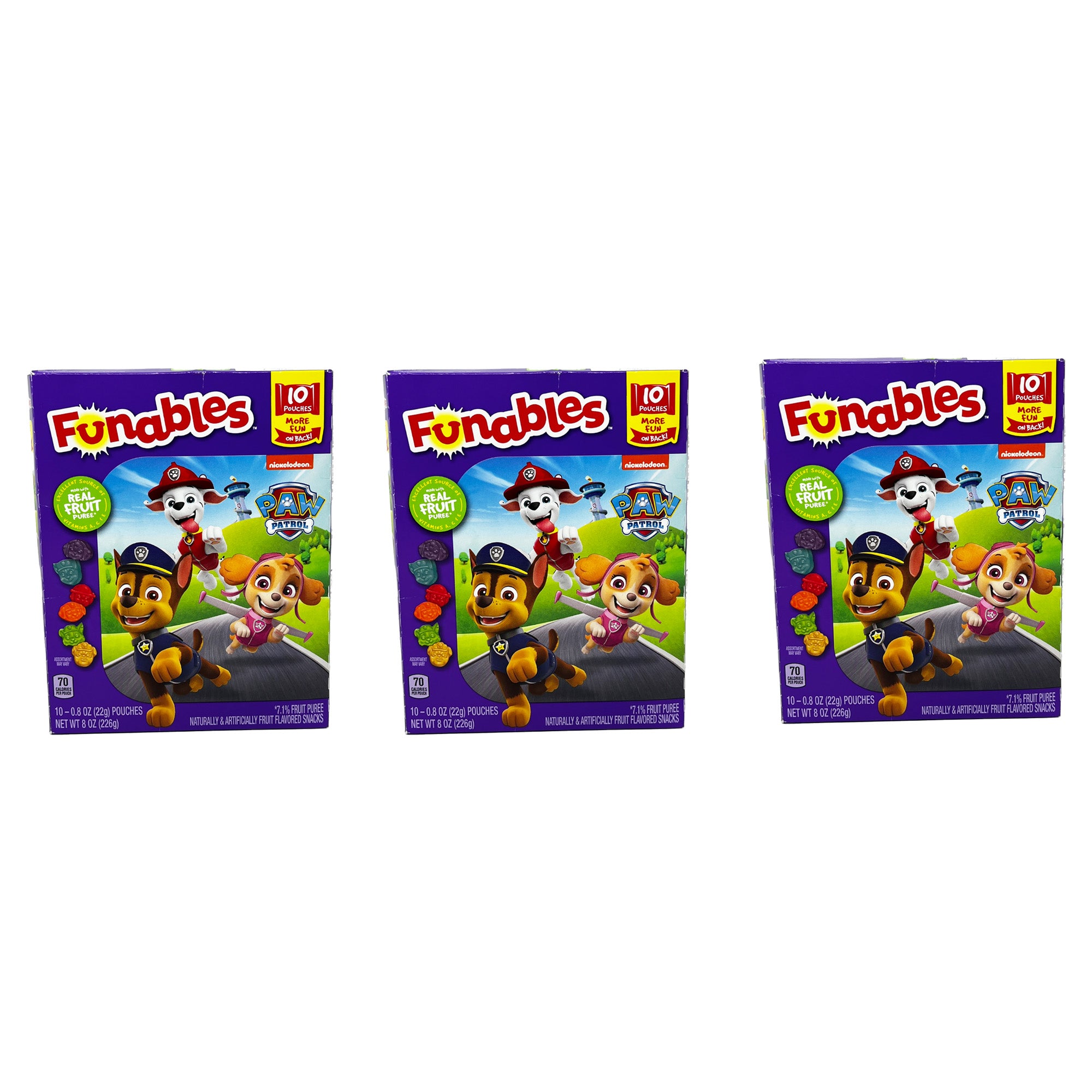 Paw Patrol™ Fruit Gummy Snacks, 10 Pouches per Pack (3 Pack)
